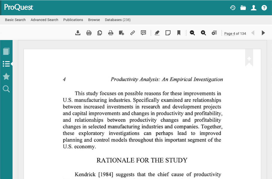 Accessibility of Books on the ProQuest Platform