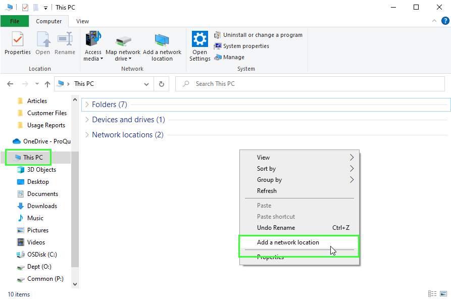 How To Access Ftp Links In Windows File Explorer Application 2225