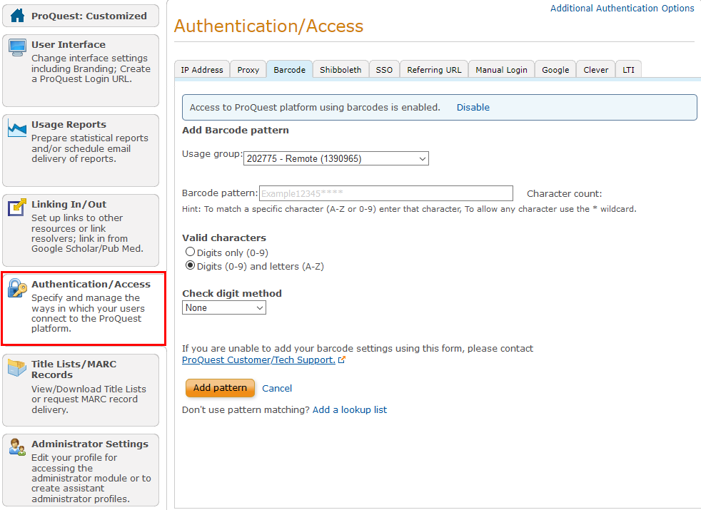 User Interface Settings - Ex Libris Knowledge Center