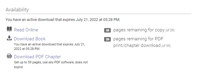 Book details page